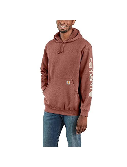 Carhartt Men's Loose Fit Midweight Logo Sleeve Graphic Sweatshirt Closeout