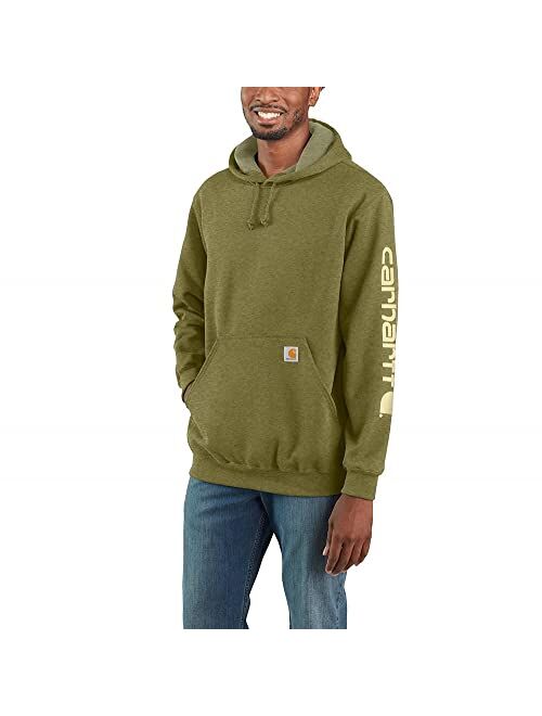 Carhartt Men's Loose Fit Midweight Logo Sleeve Graphic Sweatshirt Closeout