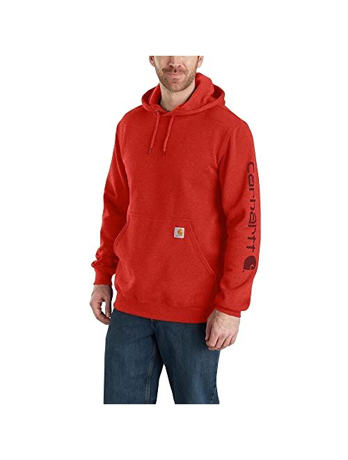 Carhartt Men's Loose Fit Midweight Logo Sleeve Graphic Sweatshirt Closeout