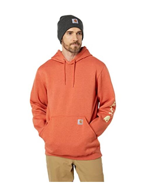 Carhartt Men's Loose Fit Midweight Logo Sleeve Graphic Sweatshirt Closeout