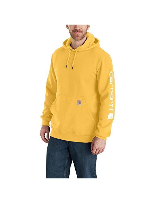 Carhartt Men's Loose Fit Midweight Logo Sleeve Graphic Sweatshirt Closeout