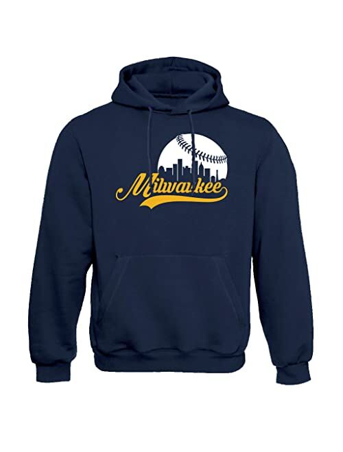 Xtreme Apparrel Baseball Cityscape Skyline Men's Fan Apparel