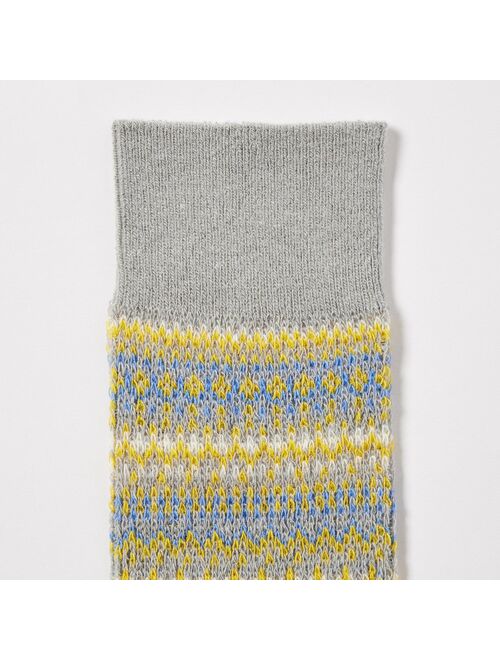 UNIQLO HEATTECH Fair Isle Socks