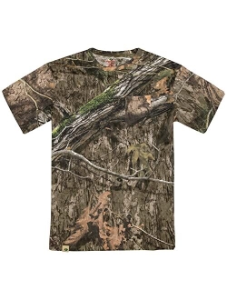 Men's Camo Hunting Shirt Short Sleeve Cotton