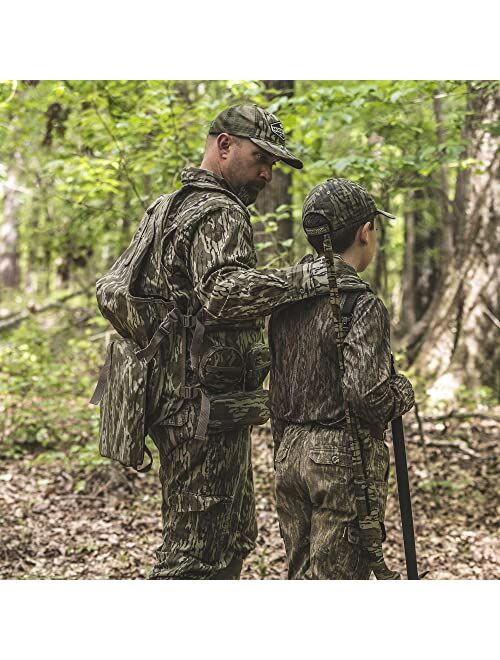 Mossy Oak Men's Long Sleeve Camo Hunting Shirts Cotton Mill