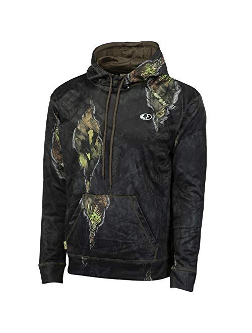 Mossy Oak Men's Standard Camo Hunting Hoodie Performance Fleece