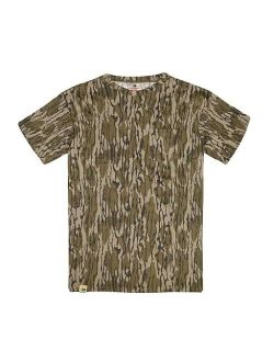 Boys' Youth Hunting Clothes Camo Shirt Short Sleeve Cotton