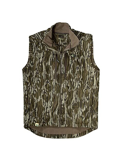 Mossy Oak Sherpa 2.0 Fleece Lined Camo Hunting Vest for Men, Camouflage Clothing