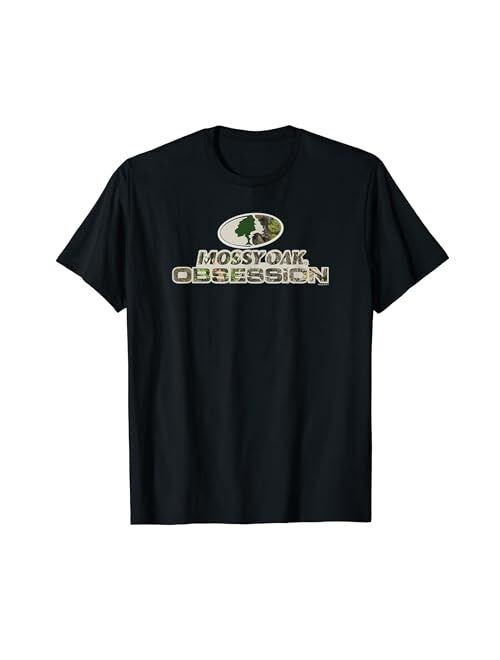 Mossy Oak Obsession Camouflage Classic Outdoors Logo T-Shirt