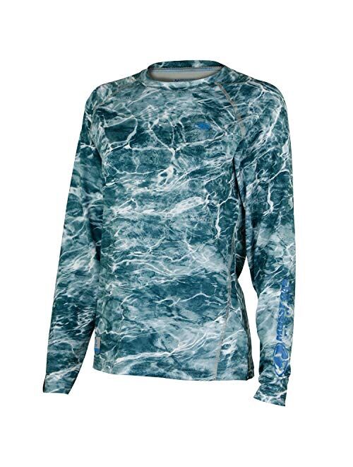 Mossy Oak Women's Long Sleeve Performance Tech Fishing Shirt