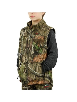 Sherpa Youth Camo Vest, Youth Hunting Clothes, Kids Camo Jacket