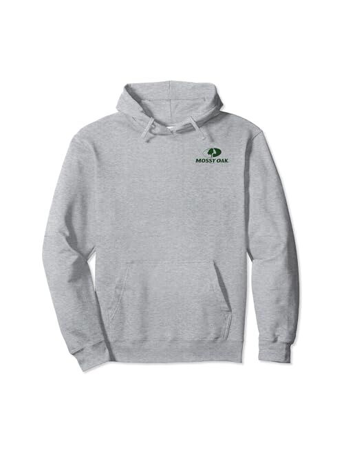 Mossy Oak Pocket Dark Green Logo Pullover Hoodie