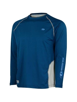 Men's Fishing Shirts Long Sleeve with UPF 40  Sun Protection