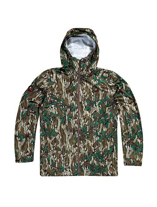 Mossy Oak Camo Rain Jacket, Mens Camo Jacket, Lightweight Camo Rain Gear