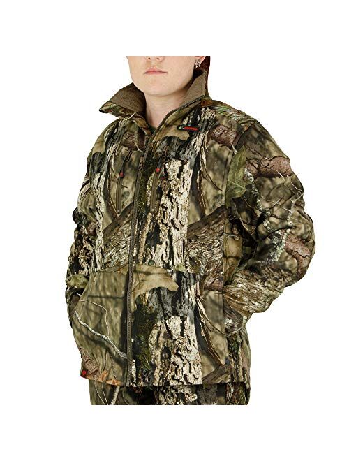 Mossy Oak Womens Hunting Jacket, Camo Jacket for Women, Sherpa Apparel