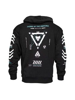 Fabric of the Universe Techwear Graphic Cyberpunk Streetwear Fashion Hoodie