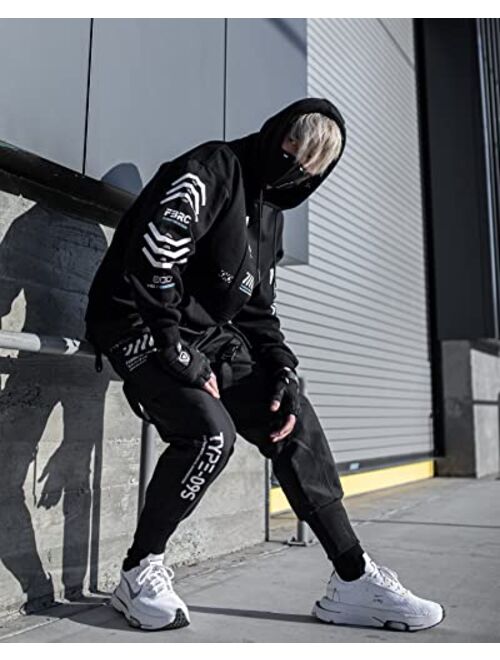 Fabric of the Universe Techwear Graphic Cyberpunk Streetwear Fashion Hoodie