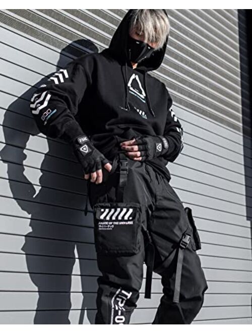 Fabric of the Universe Techwear Graphic Cyberpunk Streetwear Fashion Hoodie