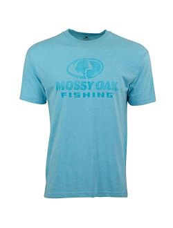 Triblend Fishing Logo Burnout T-Shirt for Men