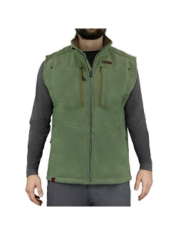 Winter Vest for Men, Mens Fleece Vest, Sherpa Camp Vest