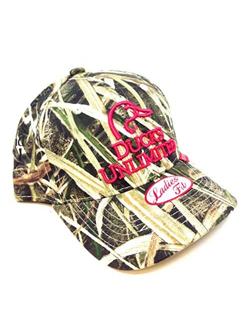 Mossy Oak Ducks Unlimited Ladies Fit Curved Bill Hat