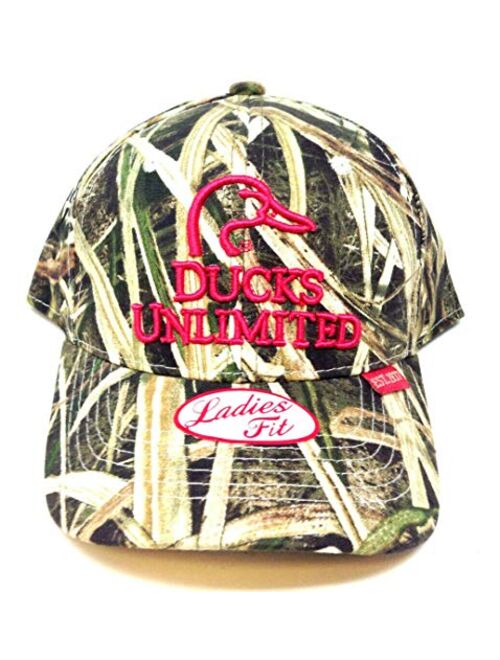 Mossy Oak Ducks Unlimited Ladies Fit Curved Bill Hat