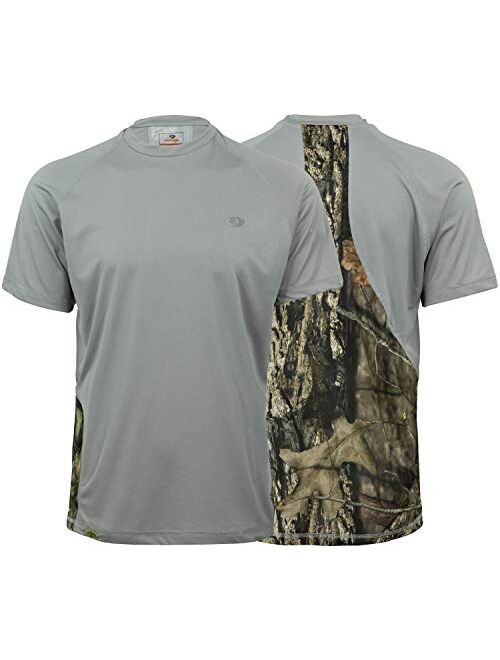 Mossy Oak Performance Moisture Wicking Outdoor Cooling Shirt for Men in Multiple Colors