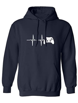 zerogravitee Heartbeat of a Gamer 2 Adult Hooded Sweatshirt