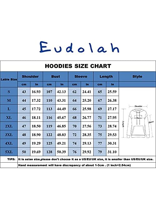 EUDOLAH Men's Hoodie Shark Camo Print Sweater Casual Loose Jacket Zip Up