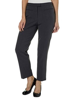 Women's Petite Flat-Front Easy Stretch Pant