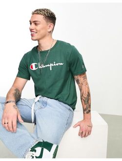 large logo t-shirt in green