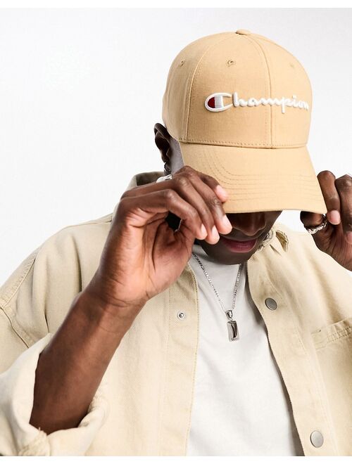 Champion classic twill baseball cap in stone