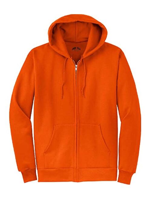 Joe's USA Full Zipper Hoodies - Hooded Sweatshirts in 25 Colors. Sizes S-5XL