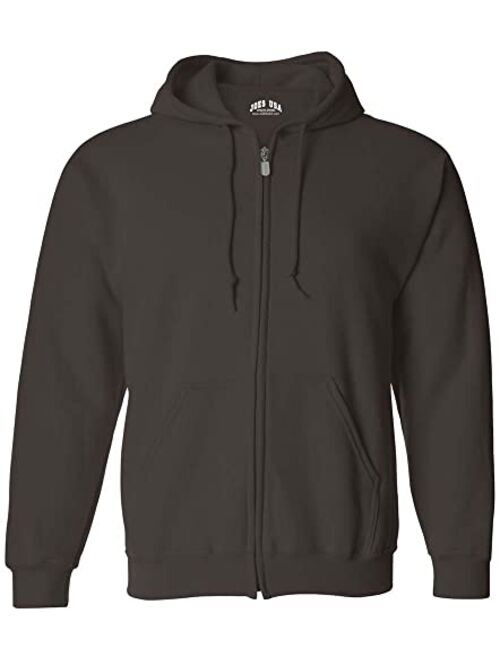 Joe's USA Full Zipper Hoodies - Hooded Sweatshirts in 25 Colors. Sizes S-5XL