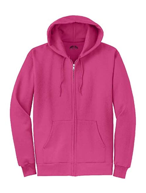 Joe's USA Full Zipper Hoodies - Hooded Sweatshirts in 25 Colors. Sizes S-5XL