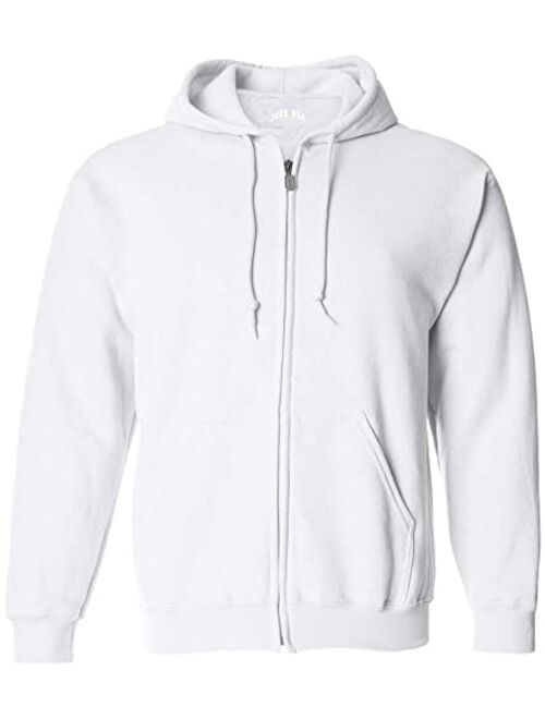 Joe's USA Full Zipper Hoodies - Hooded Sweatshirts in 25 Colors. Sizes S-5XL