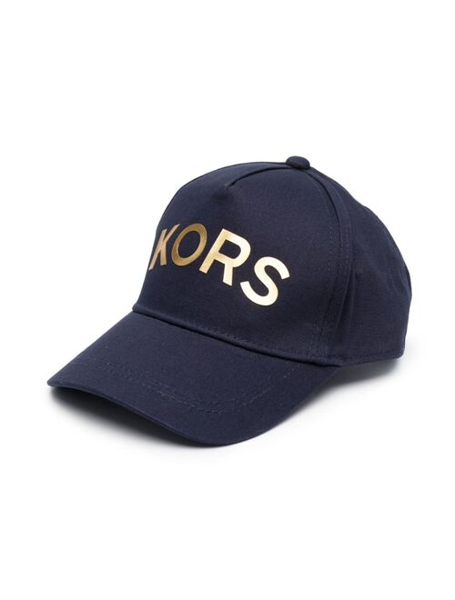 Michael Kors Kids logo-print cotton cap