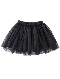 Tortoise & Rabbit Soft Plaid Tulle Tutu Skirt for Toddlers Girls Princess Dress Up 1-10 Years