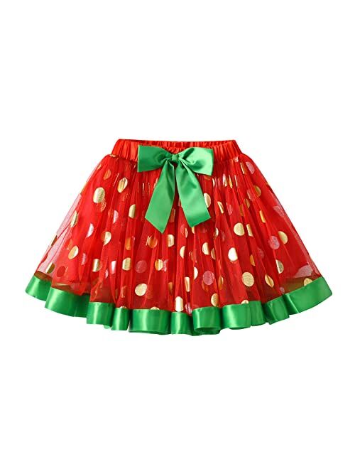 VIKITA Girls Layered Tutu Skirt Party Tulle Skirts Princess Dress Birthday Outfit