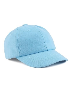 Peecabe Plain Toddler Baseball Hat Unisex Cotton Kids Trucker Hat Adjustable Baby Boys Sun Caps Girls Baseball Cap 1-5Y