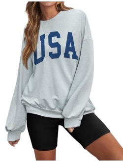 Lounge Set Women's 2 Pieces Outfits Oversized Long Sleeve Sweatshirts Biker Shorts Sweatsuits