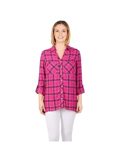 Womens Womens Flannel Top