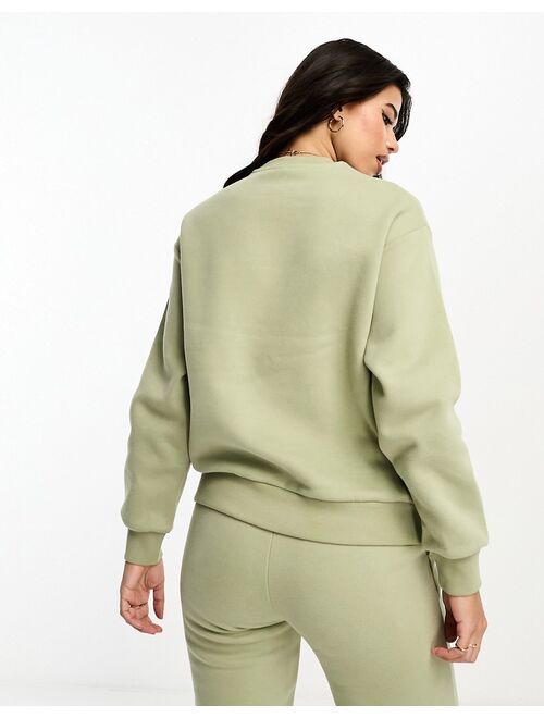 Chelsea Peers oversized sweatshirt in sage green