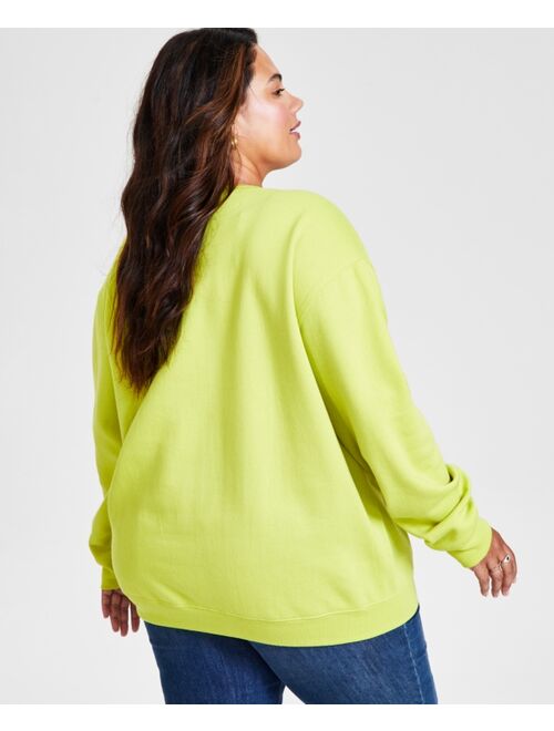 HYBRID Trendy Plus Size The Grinch Crewneck Sweatshirt