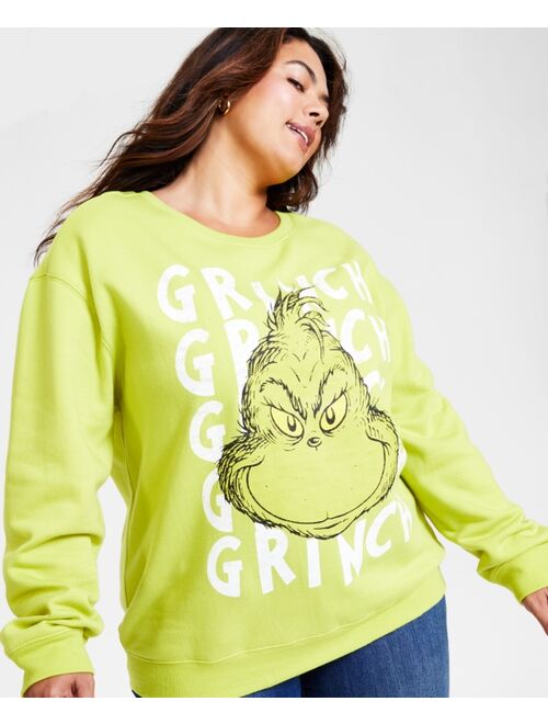 HYBRID Trendy Plus Size The Grinch Crewneck Sweatshirt