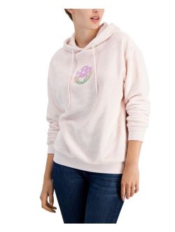 LOVE TRIBE Juniors' Embroidered Fleece Hoodie