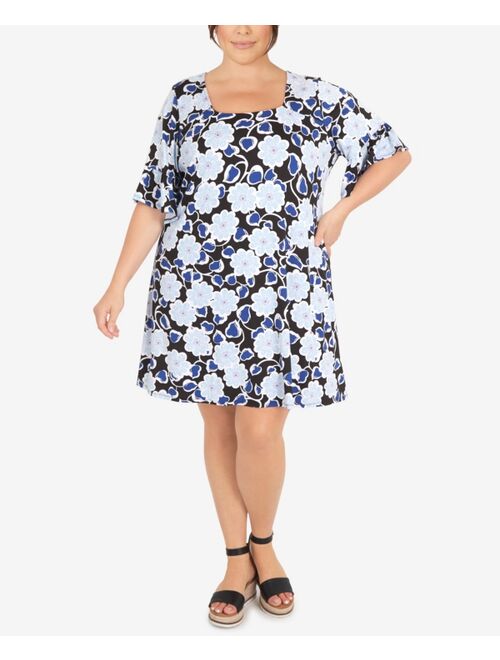 RUBY RD. Plus Size Daisy Daze Puff Dress