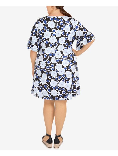 RUBY RD. Plus Size Daisy Daze Puff Dress