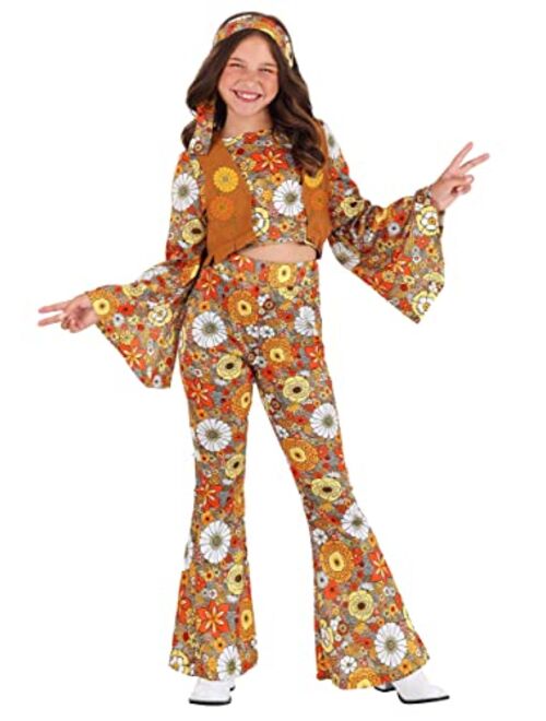 Fun Costumes Autumn Flower Hippie Kid's Costume