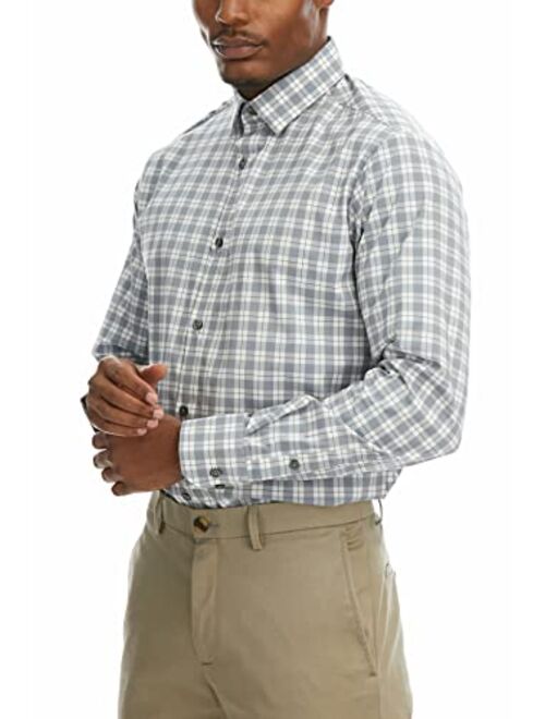 Haggar Men's Classic Fit Performance Button Down Shirt